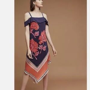 Anthropologie MOULINETTE SOEURS
Tilda Scarf Handkerchief Dress XS 100% Silk